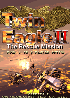 Twin Eagle II - The Rescue Mission Title Screen